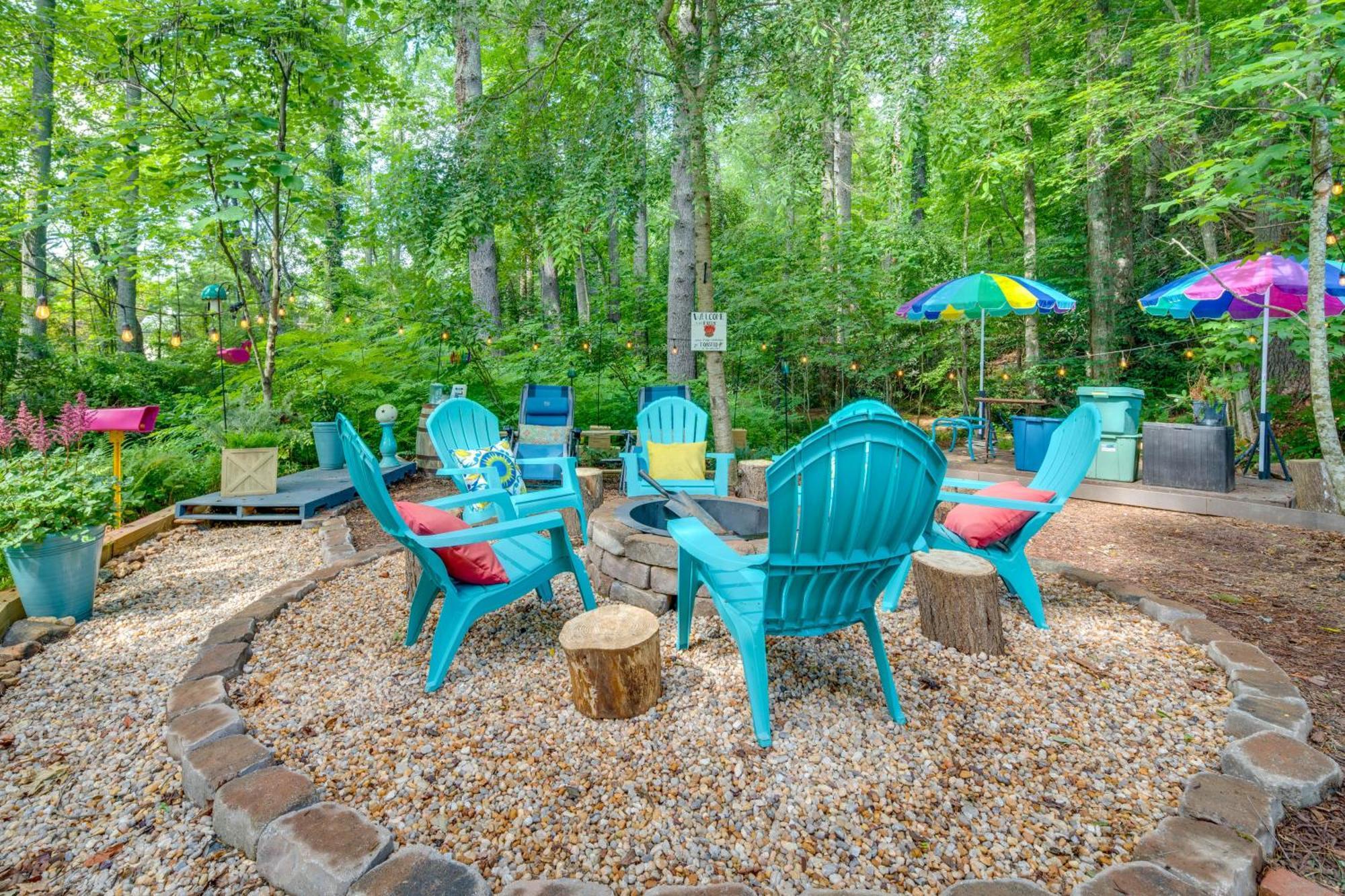 Creekside Hendersonville Haven Hot Tub And Fire Pit Exterior photo
